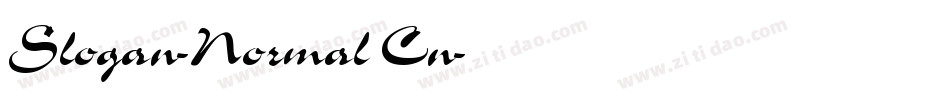 Slogan-Normal Cn字体转换